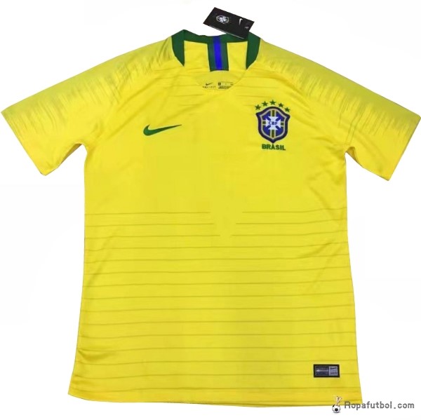 Camiseta Brasil Replica Primera Ropa 2018